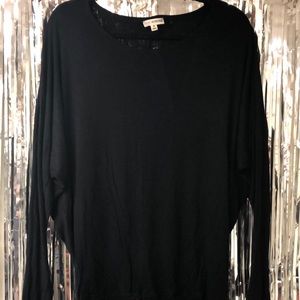 Zenana Outfitters | Black Dolman Long Sleeve Top